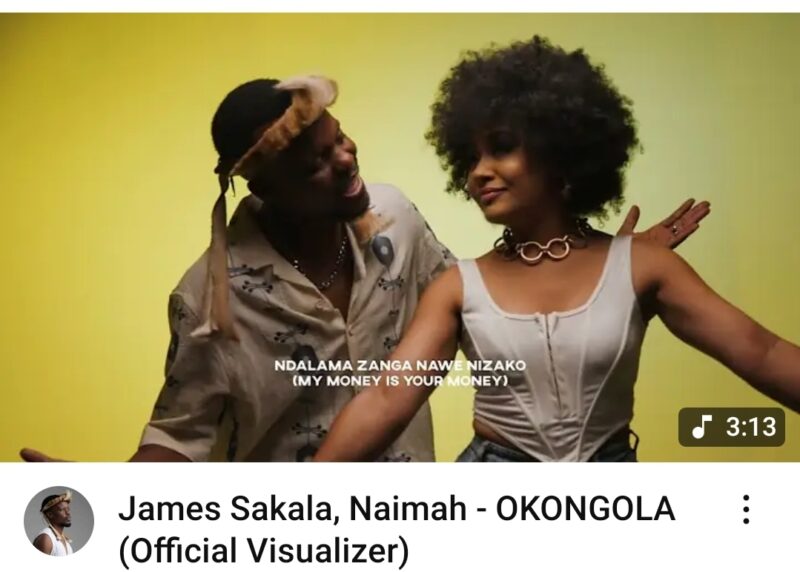 James Sakala And Naimah - Okongola (Music video)